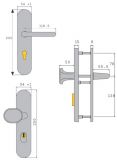 Abus Schutzbeschlag HLZS - rund